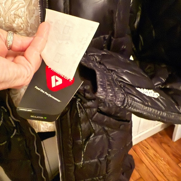 Free People Women's Black Puffer Jacket - Picture 7 of 14